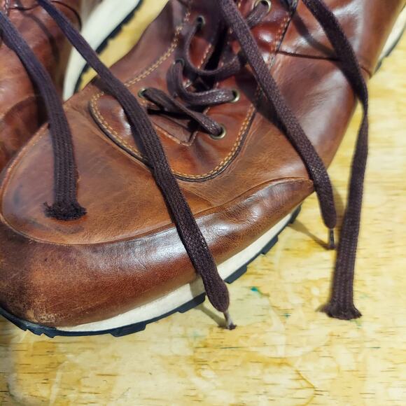 Benheart Baldi H900 Men\'s US 12 Brown Leather Lace Up Oxford Dress Sneaker Shoes main image 10